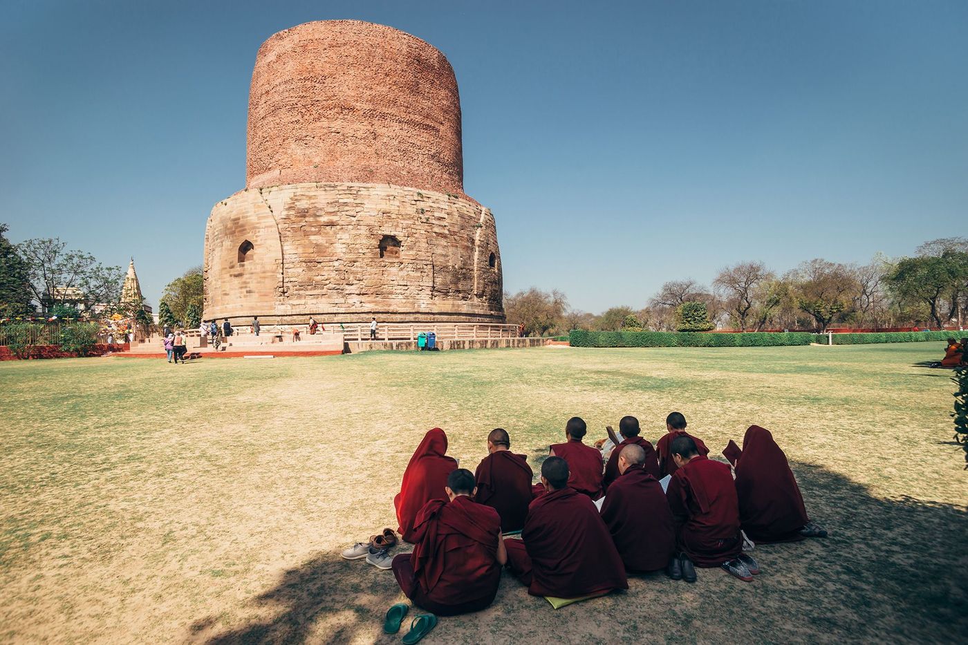 Inde Varanasi Dhamek Stupa