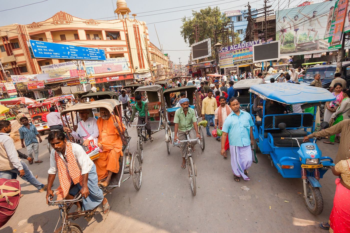 Inde Varanasi Godowlia Chowk