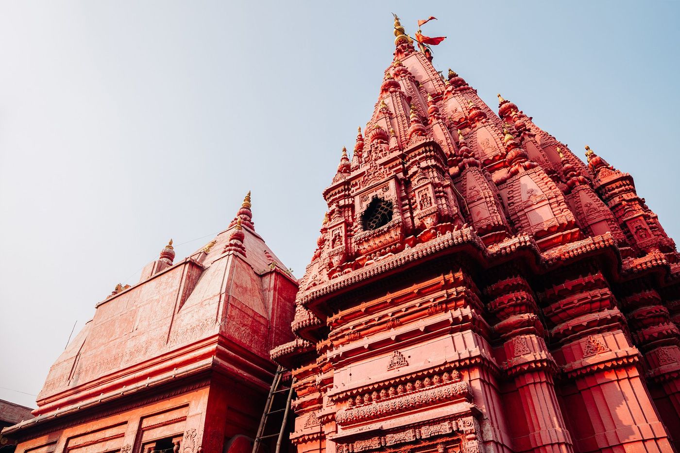 Inde Varanasi Temple Durga