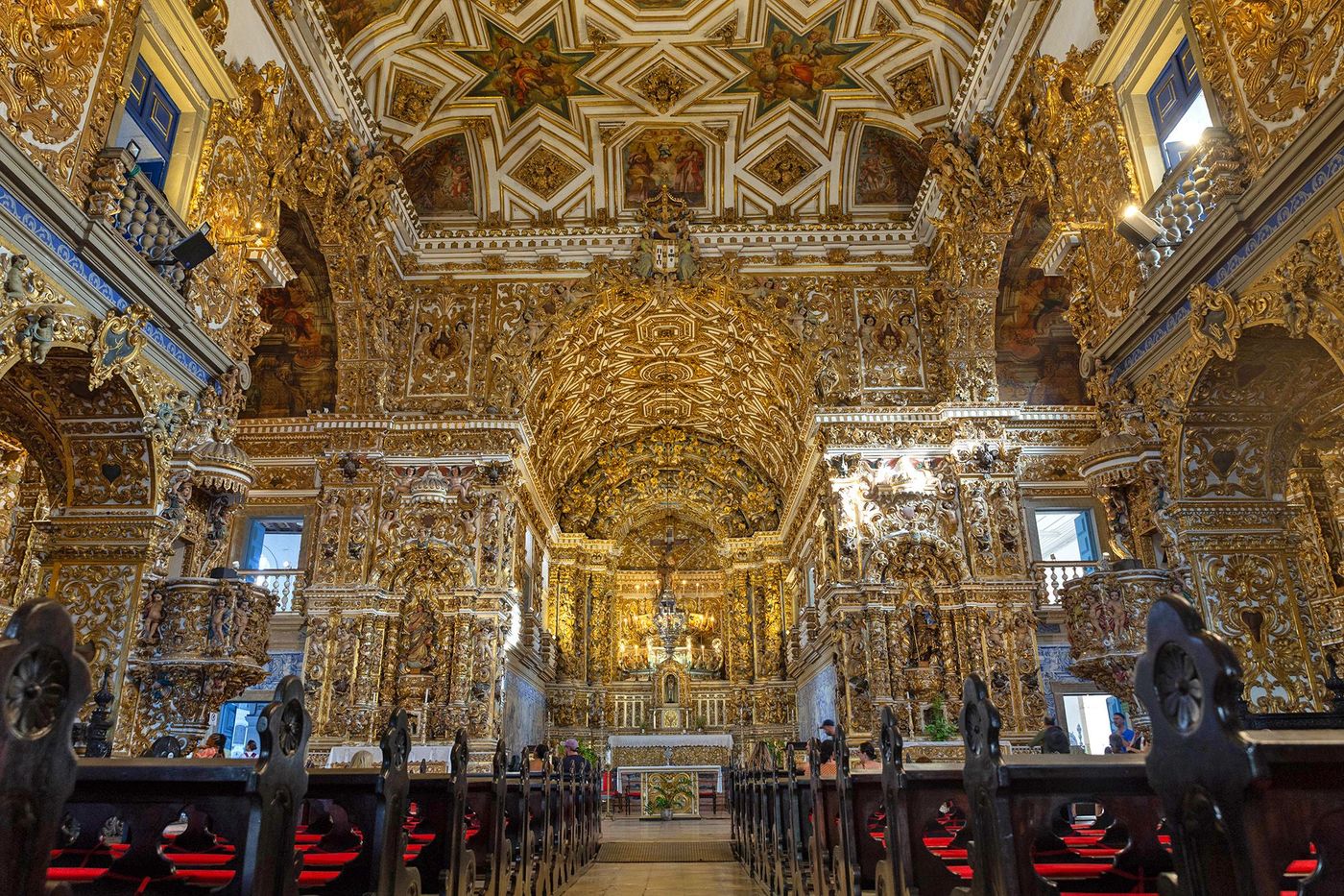Intérieur de l'igreja e convento São Francisco