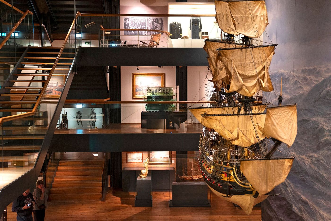Intérieur de l'Internationales Maritimes Museum