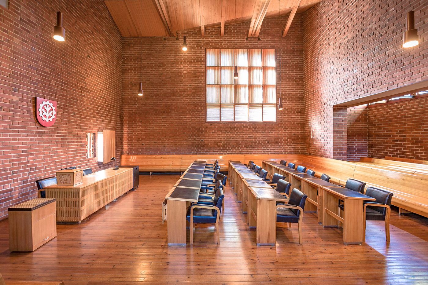 Intérieur de la mairie de Säynätsalo