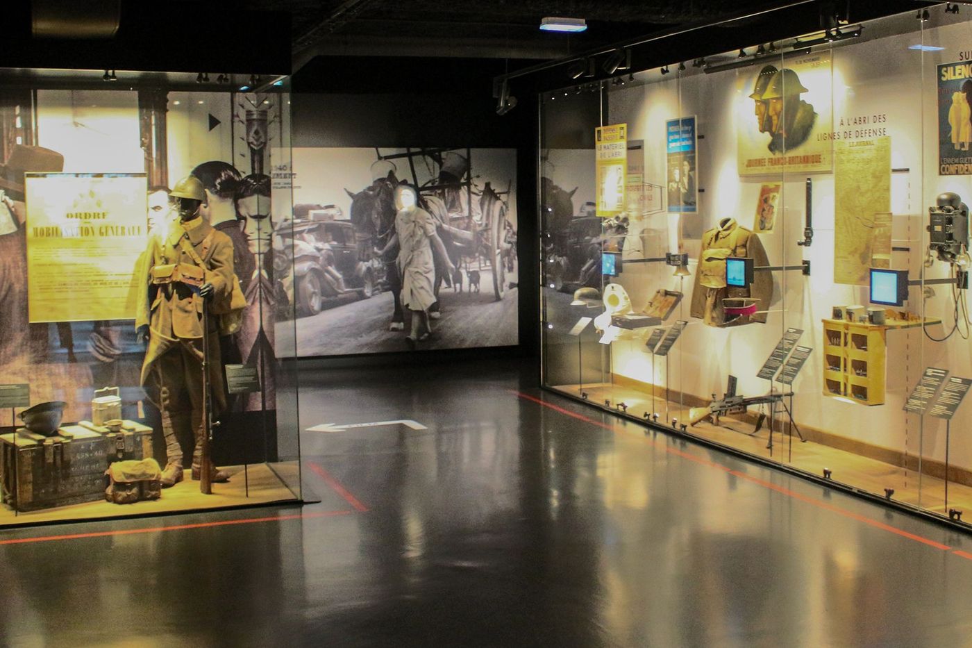 Intérieur du Mémorial de Caen