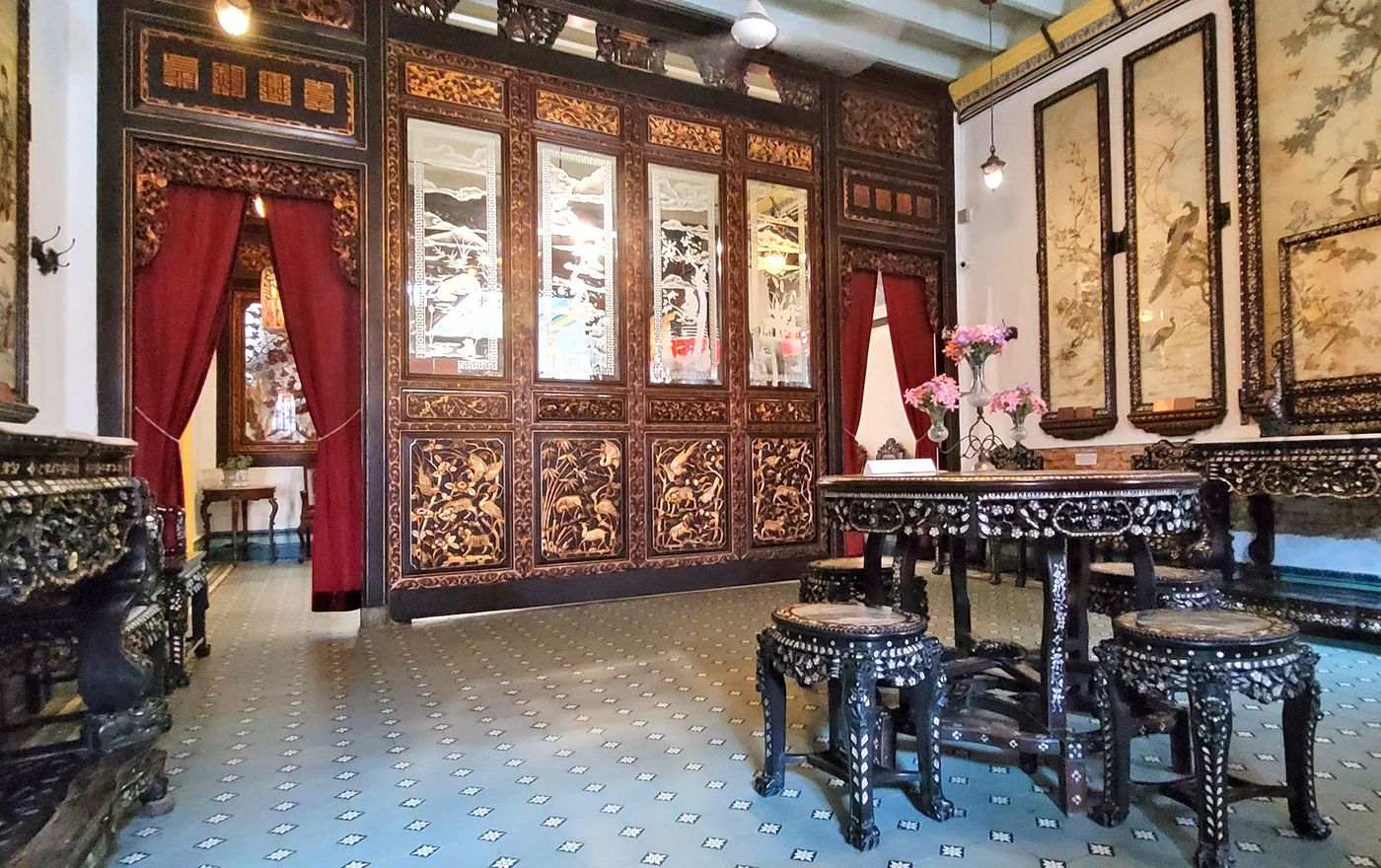 Intérieur du musée Baba Nyonya