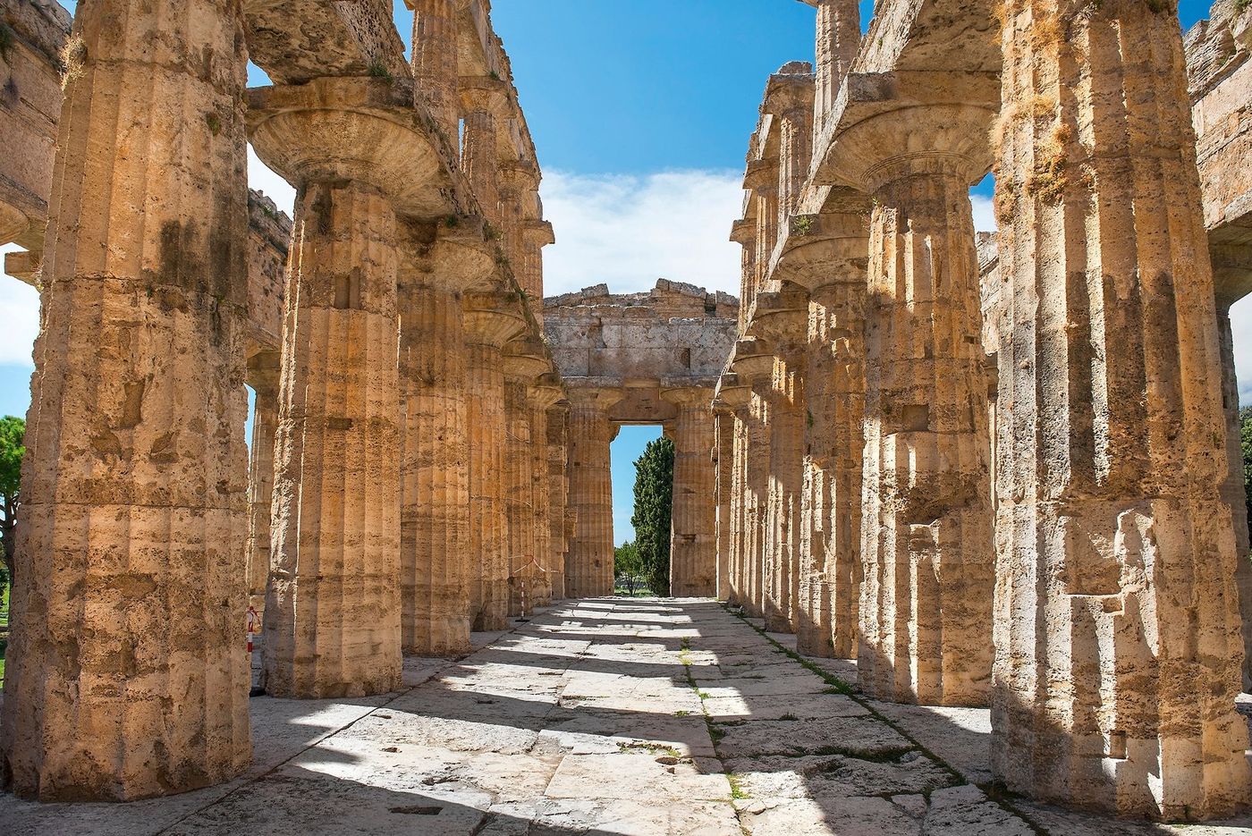 Intérieur Temple d’Héra II - Paestum