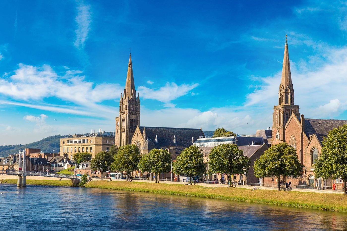 Paysage urbain d'Inverness - Écosse