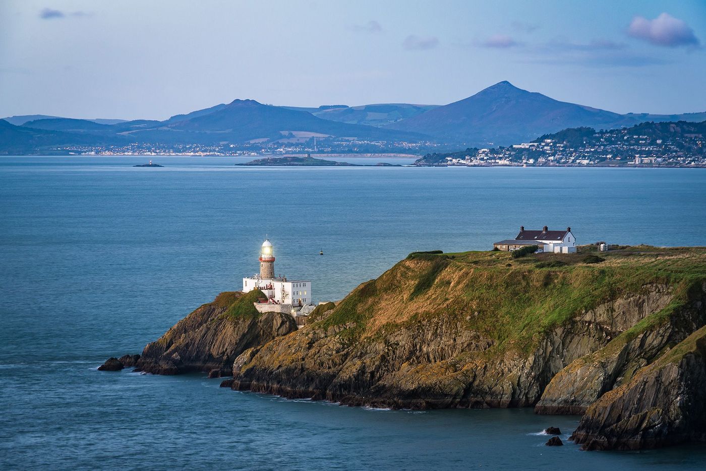 Irlande Baily Lighthouse et Great Sugar Loaf