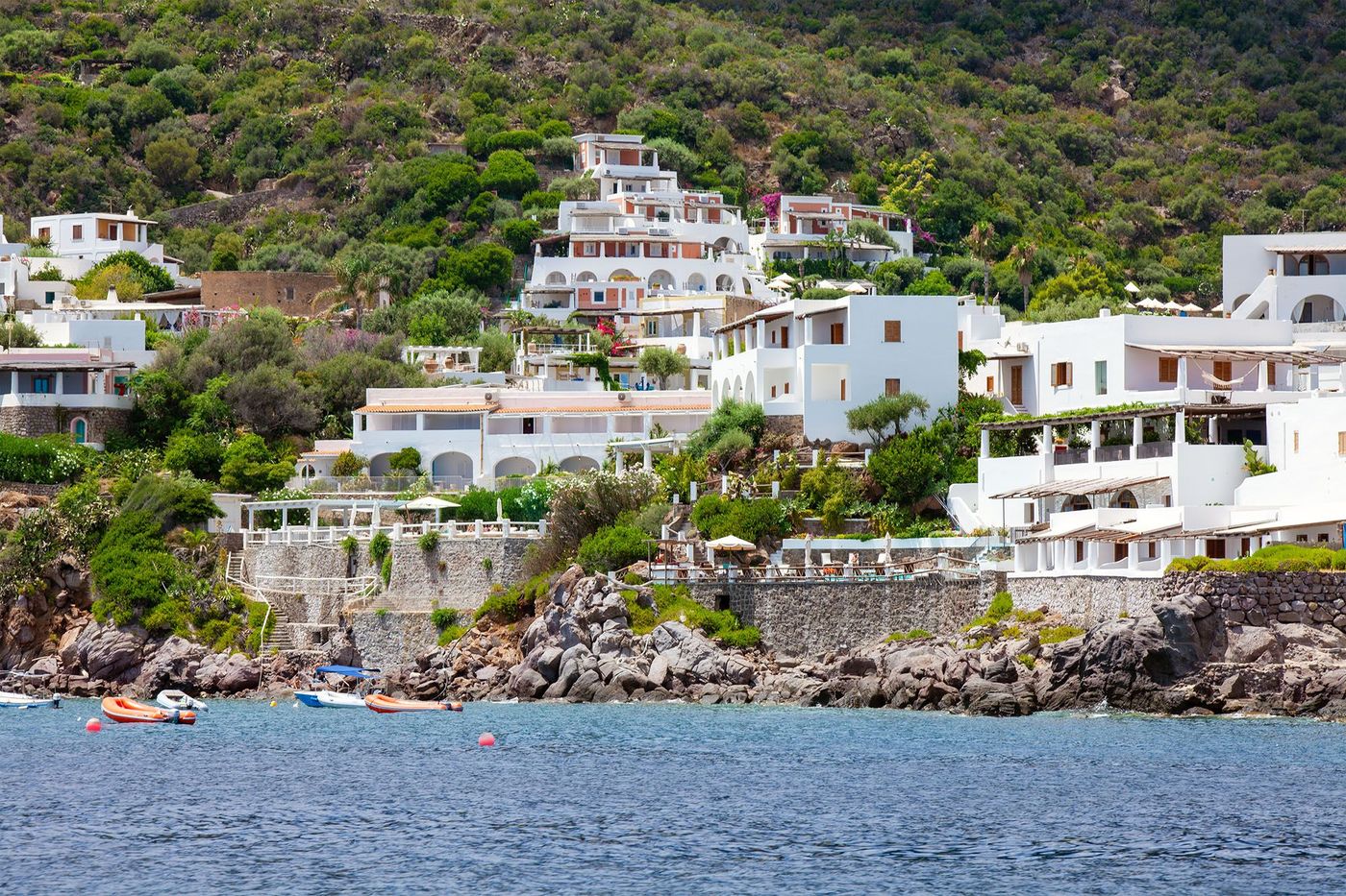 Panarea dans l'archipel des Éoliennes en Sicile - Italie