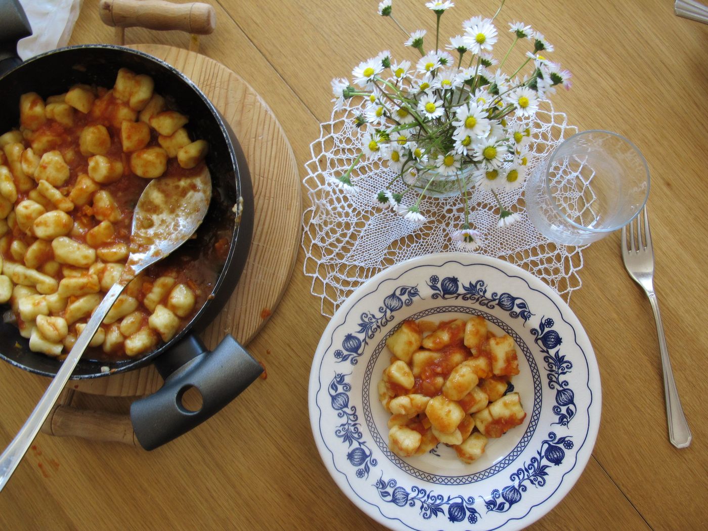 Couchsurfing en Italie - Gnocchi