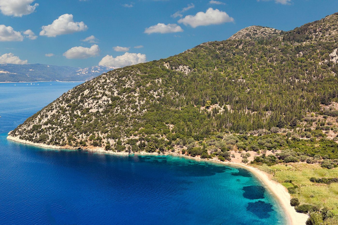 Grèce Ithaque Plage de Polis