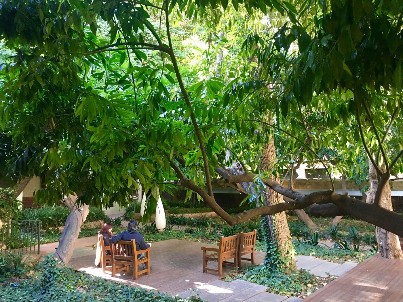 Barcelone Jardin de la maison Ignacio de Puig