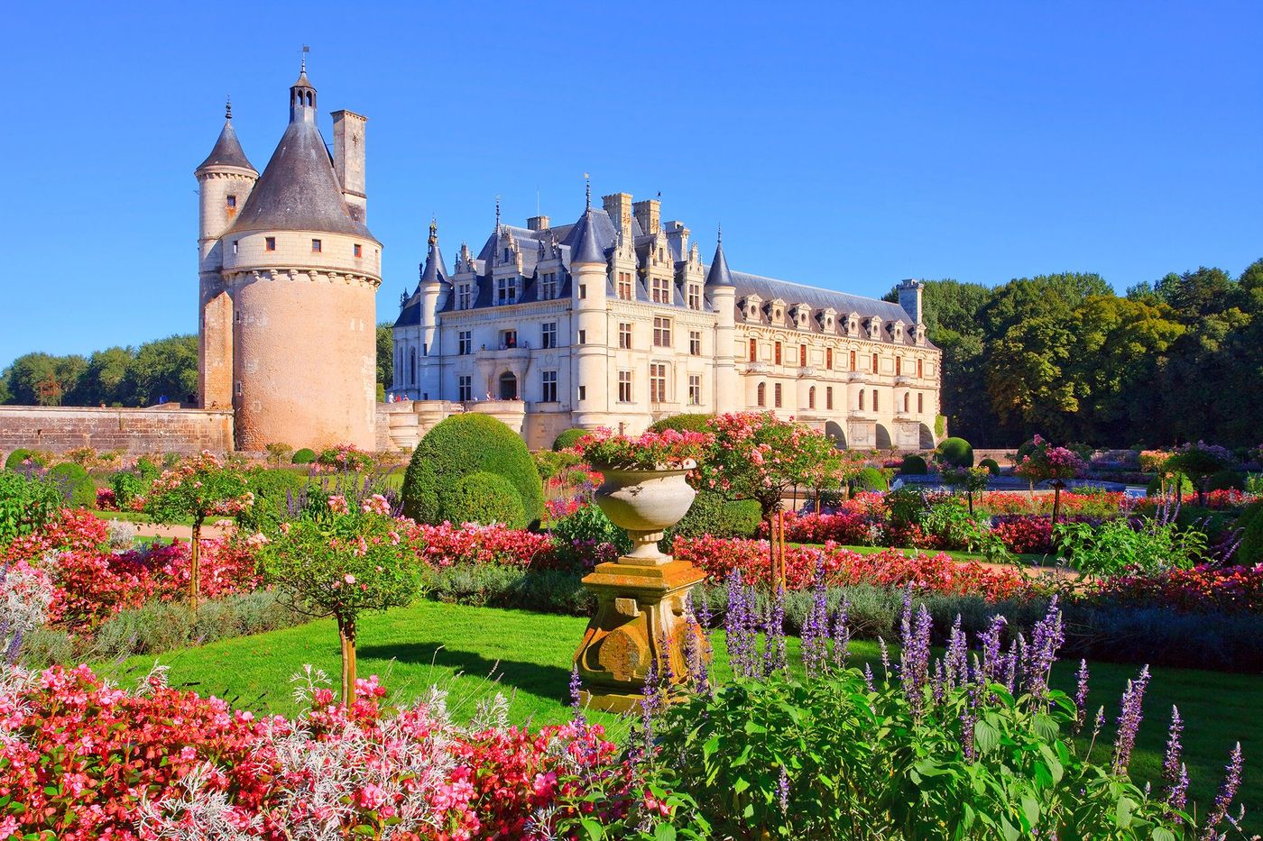 Jardin et château de Chenonceau