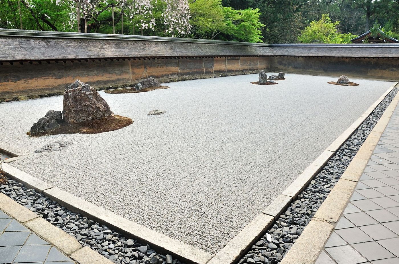 Jardin Temple Ryoan ji Kyoto