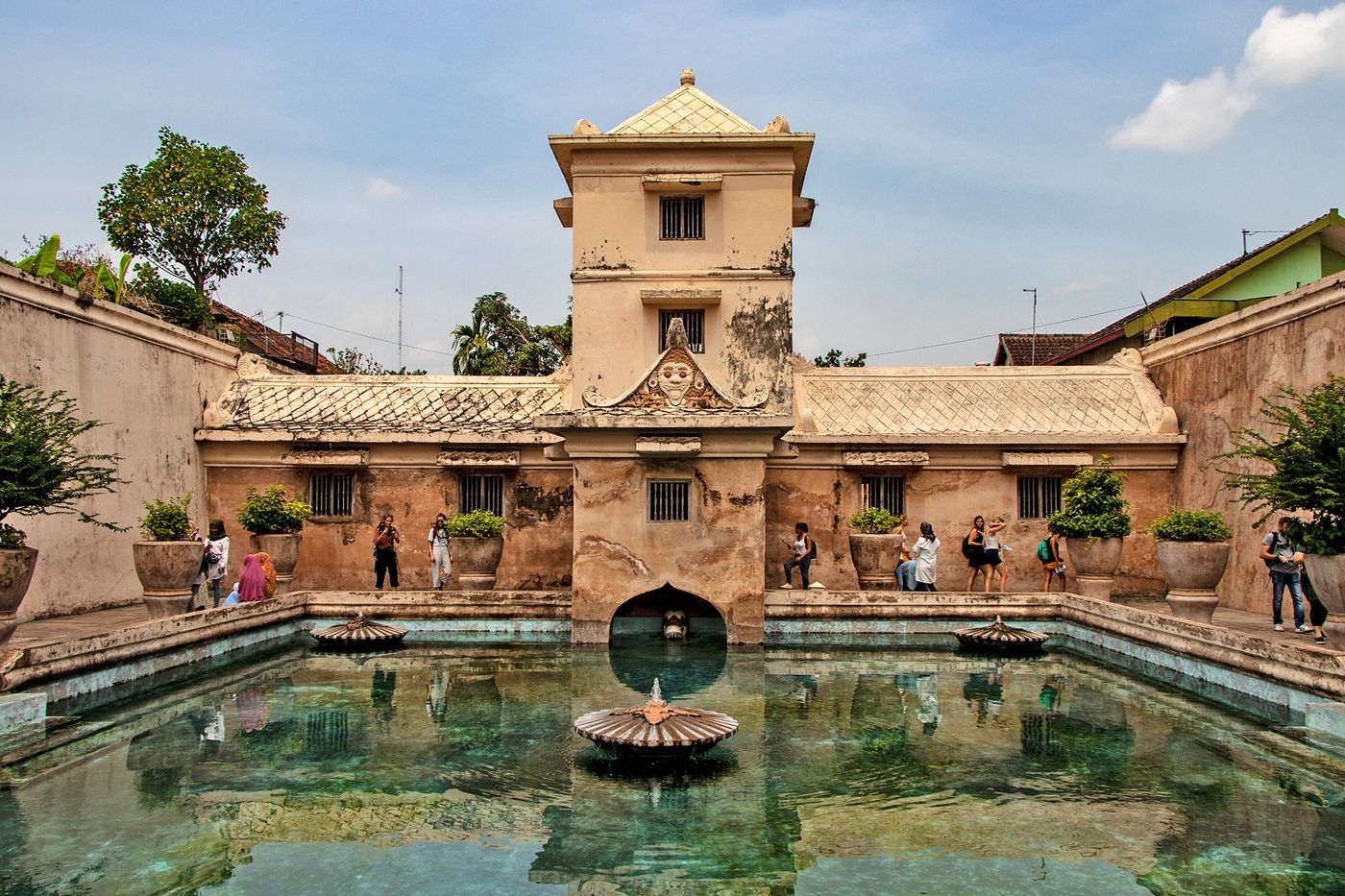 Java Yogyakarta Taman Sari Grand bassin de l'ancien harem