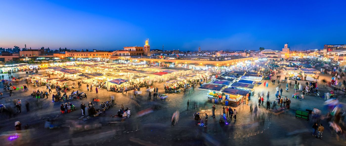 Maroc Marrakech Place Jemaa-el-Fna