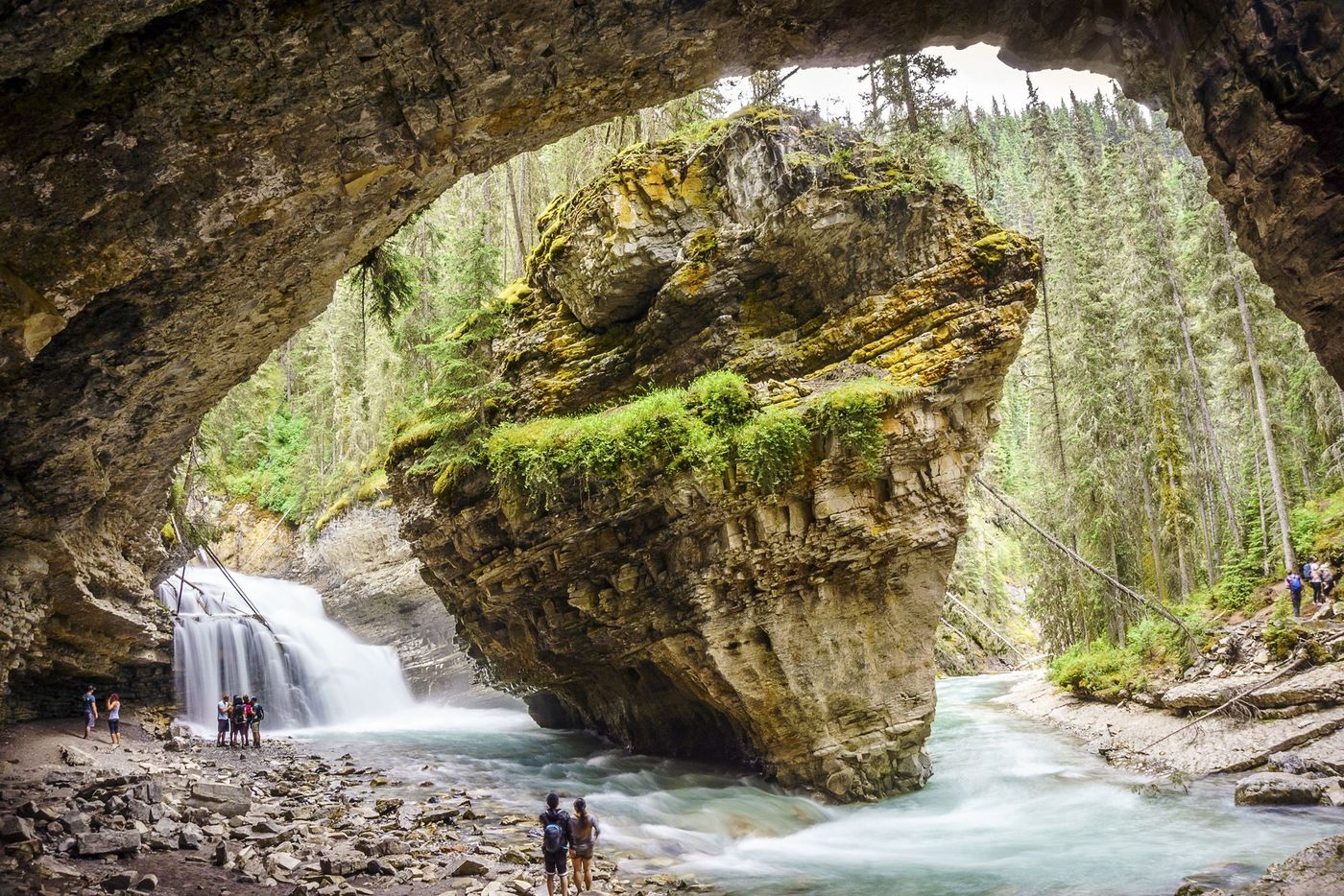 Johnston Waterfall Banff Canada