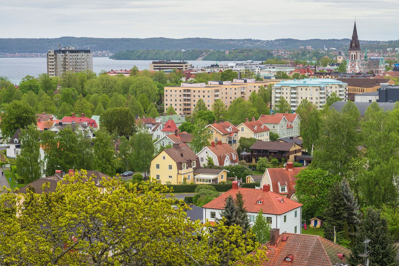 Vue sur Jönköping - Suède