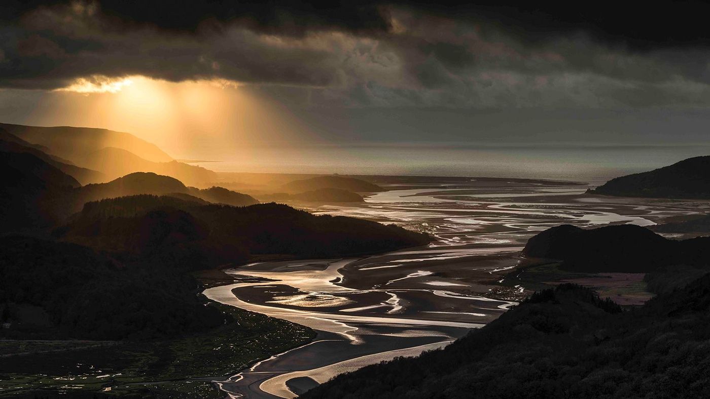 'Sunset over the Mawddach Estuary', Mawddach Estuary
