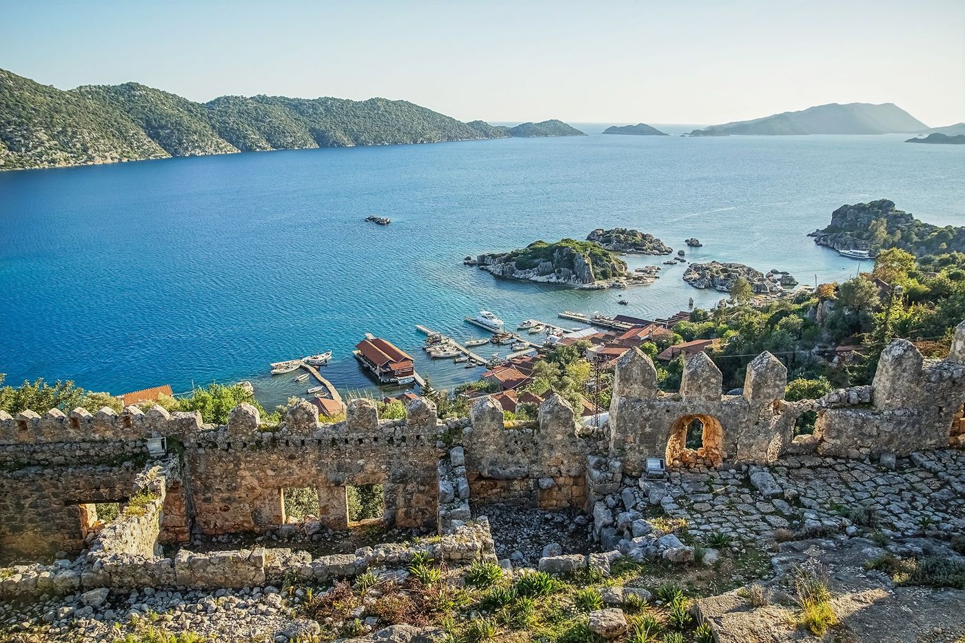 Vue depuis la forteresse de Kaleköy  - Kekova