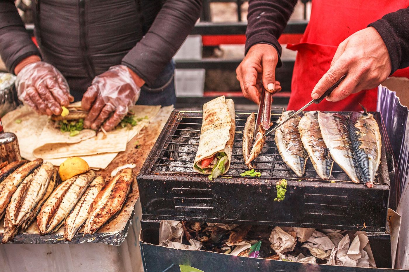 Karaköy - Ekmek et maquereaux
