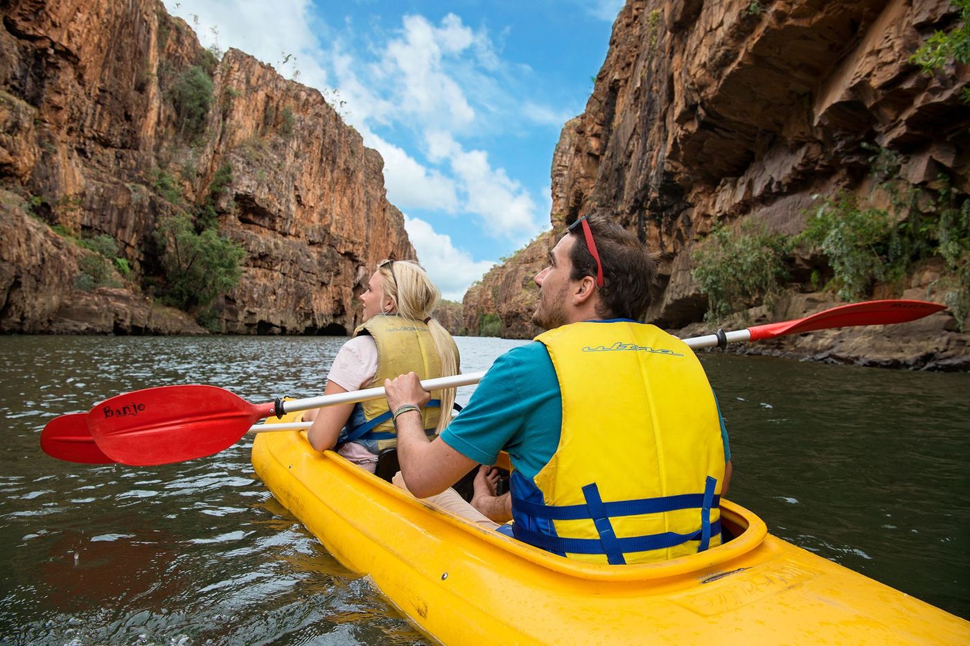 Canoë, Nitmiluk Gorge, Katherine River, Territoire du Nord