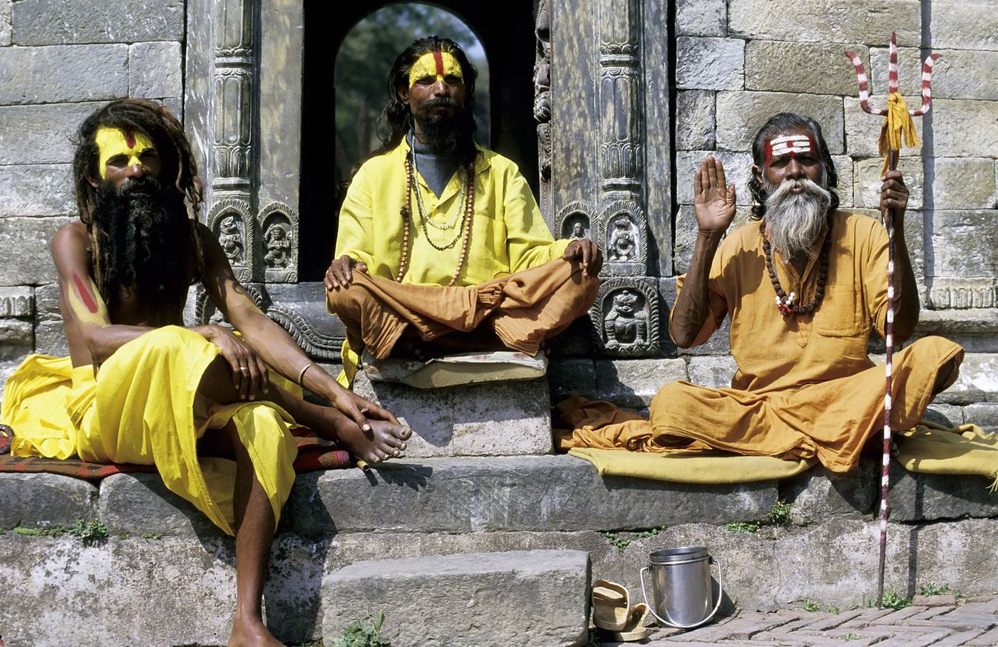Népal Katmandou Sadhu