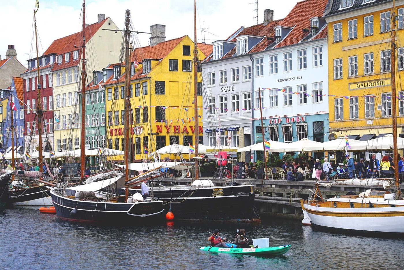 Kayak à Copenhague (Green Kayak)