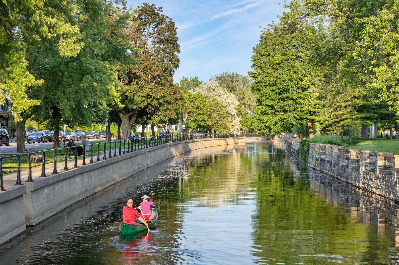 Kayak sur le canal de Lachine