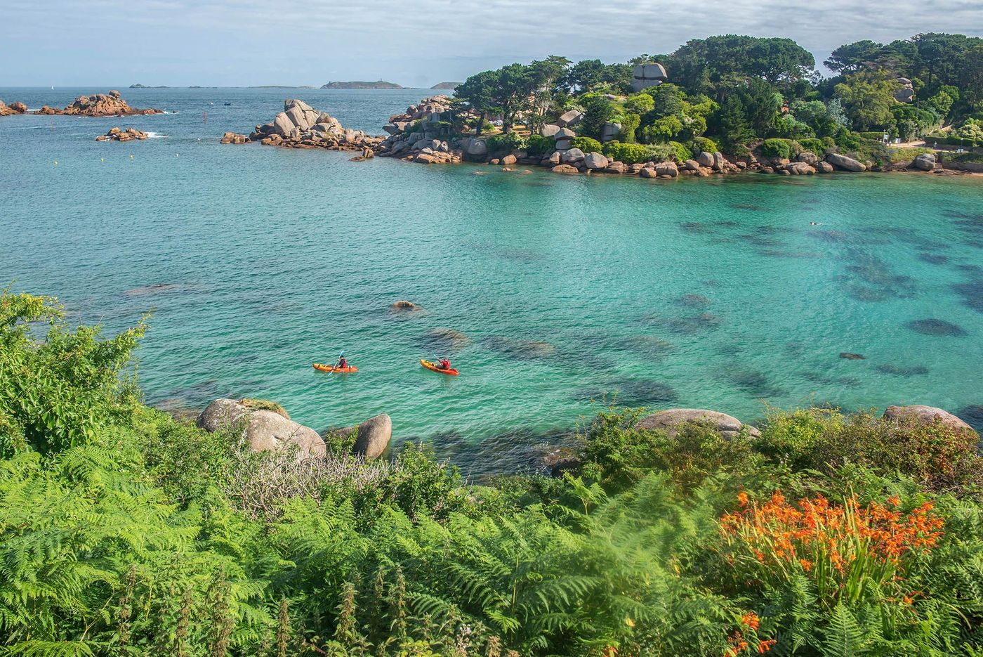 Kayak - côte de granit rose