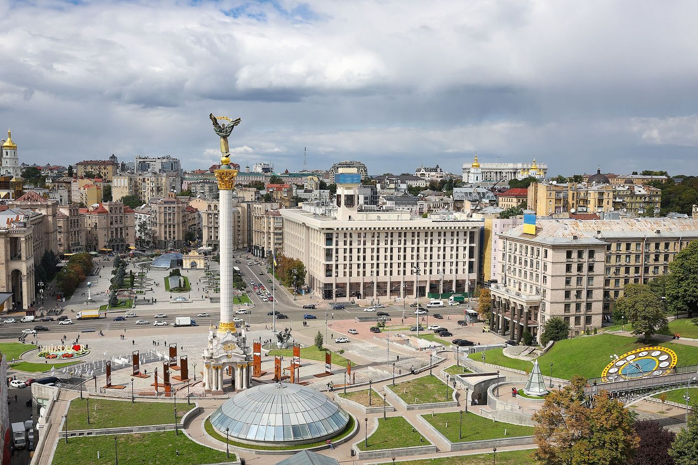 Place de l'Indépendance à Kiev - Ukraine