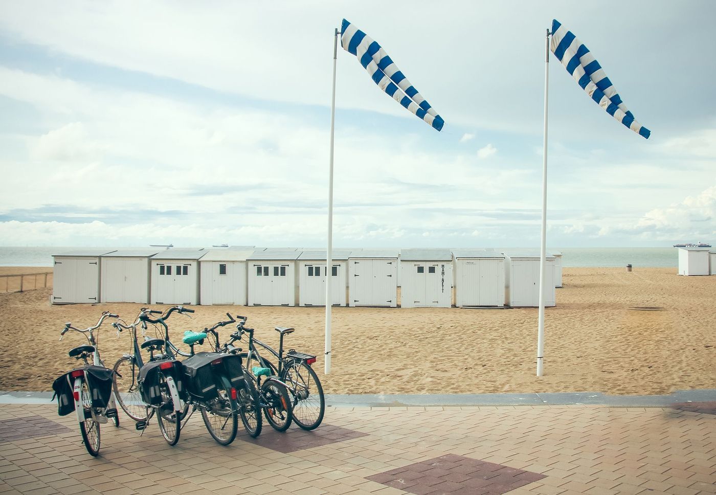 Knokke - plage et vélos