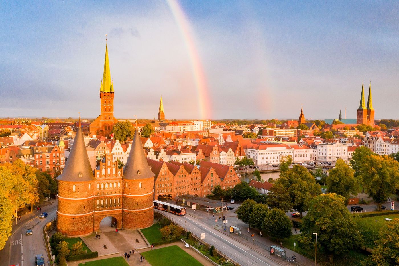 La ville hanséatique de Lübeck (Schleswig-Holstein)