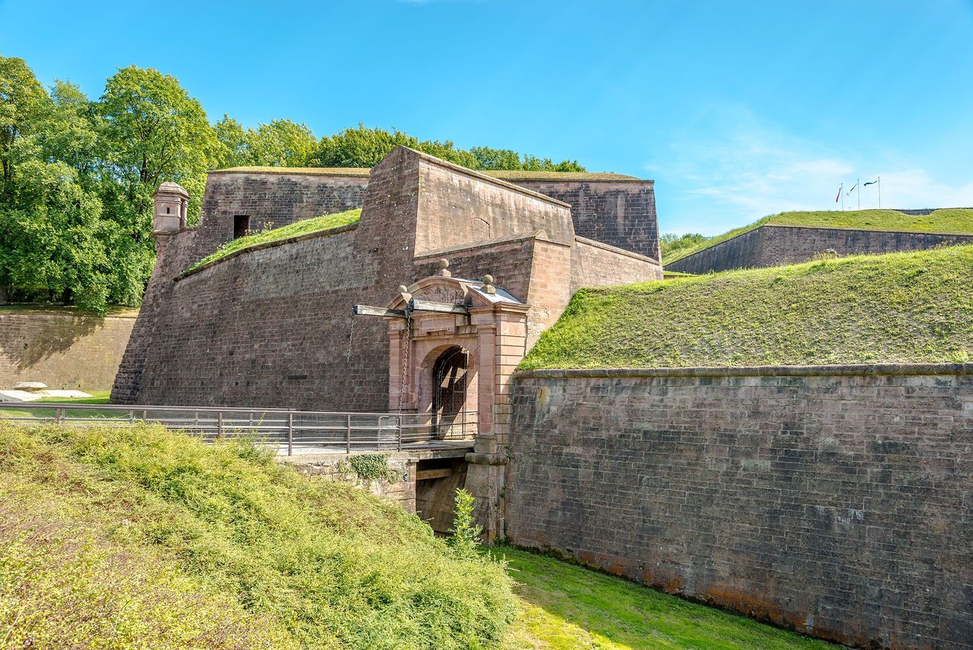 L'une des portes de la citadelle de Belfort