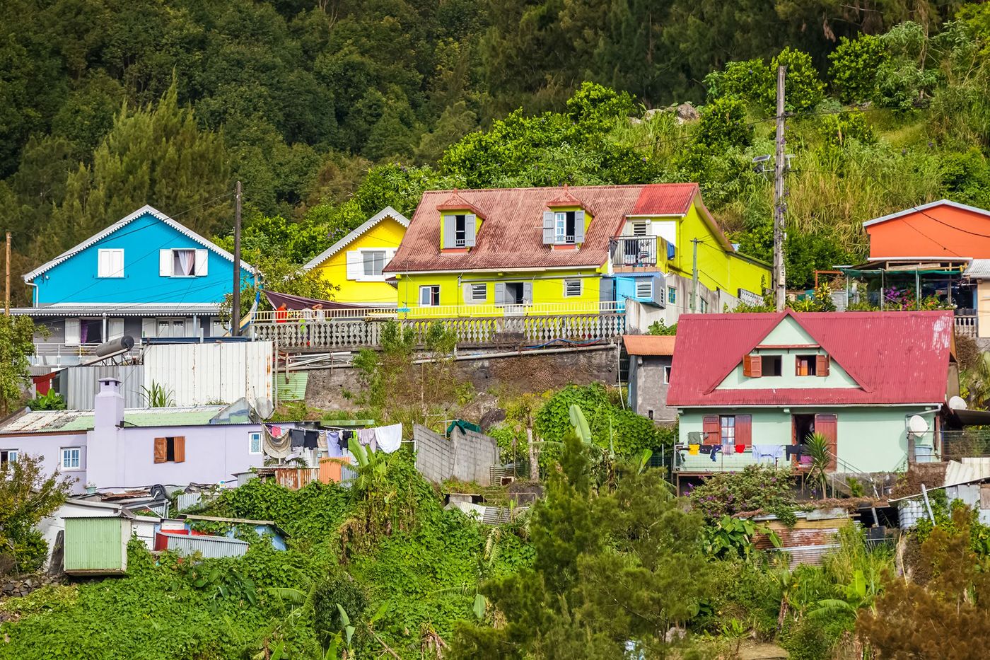 La Réunion Hell-Bourg Maisons créoles