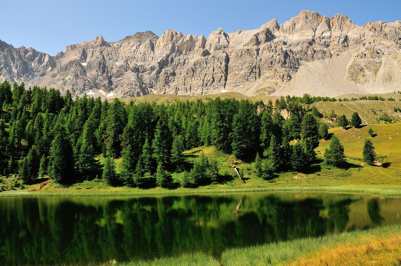 Lac Miroir - parc naturel régional du Queyras