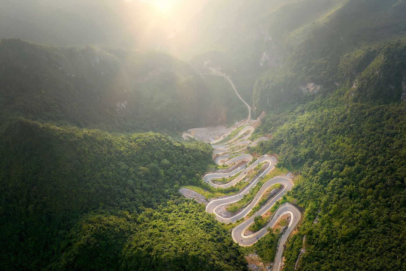 lacets du col Khau Cốc Chà