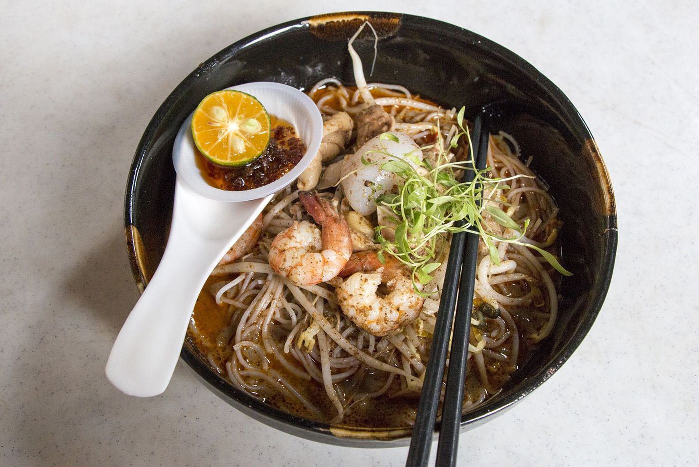 Malaisie Bornéo Sarawak Laksa Sarawak