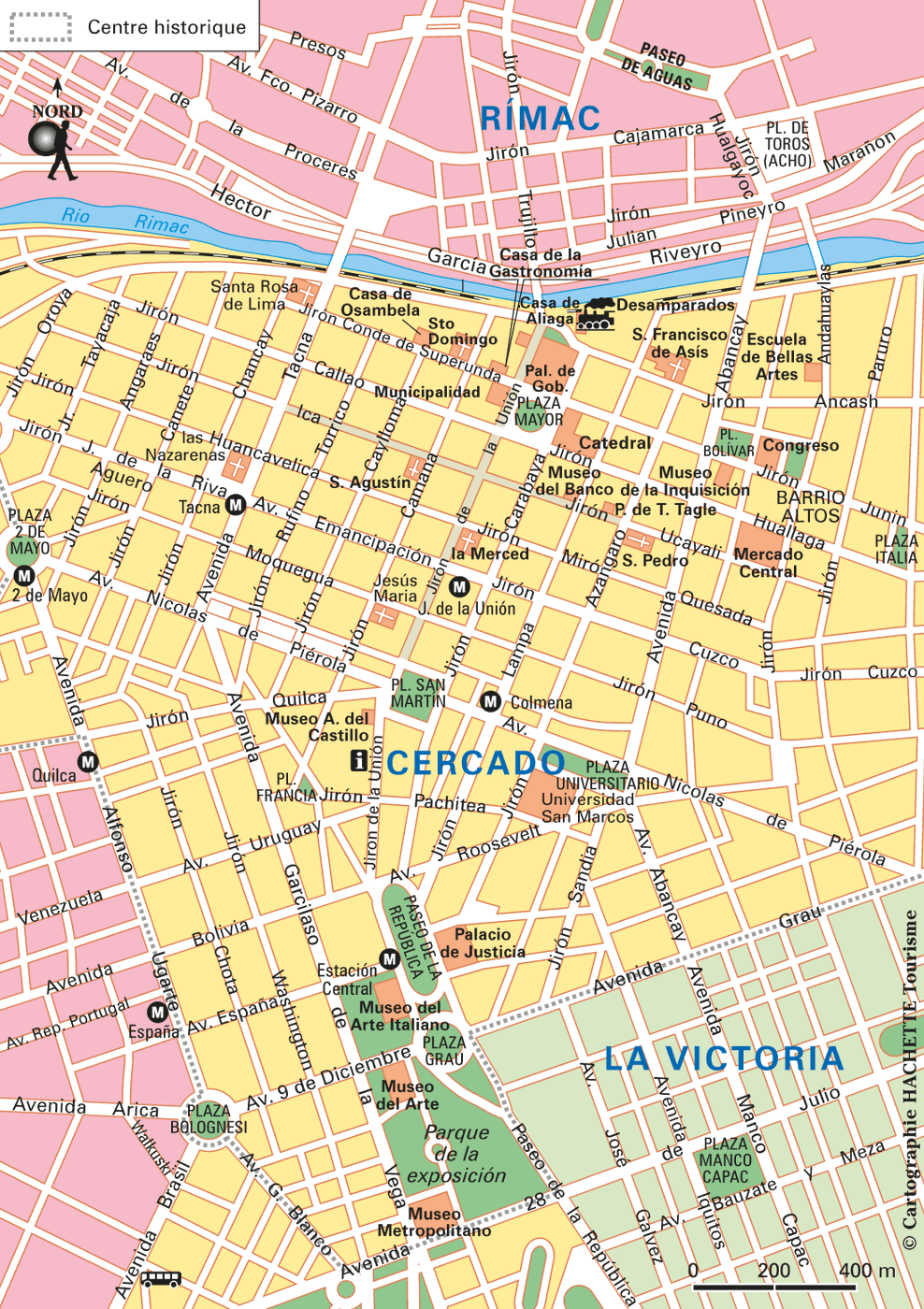 Carte Lima Centre-ville - Plan Lima Centre-ville