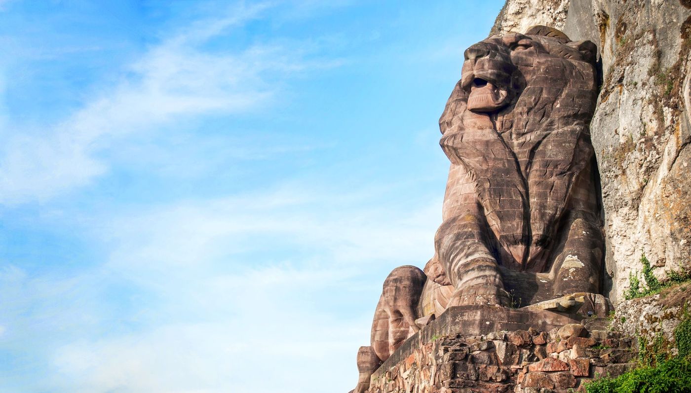 Lion Belfort Statue