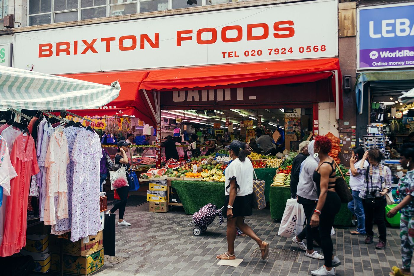 Londres Brixton fodd market