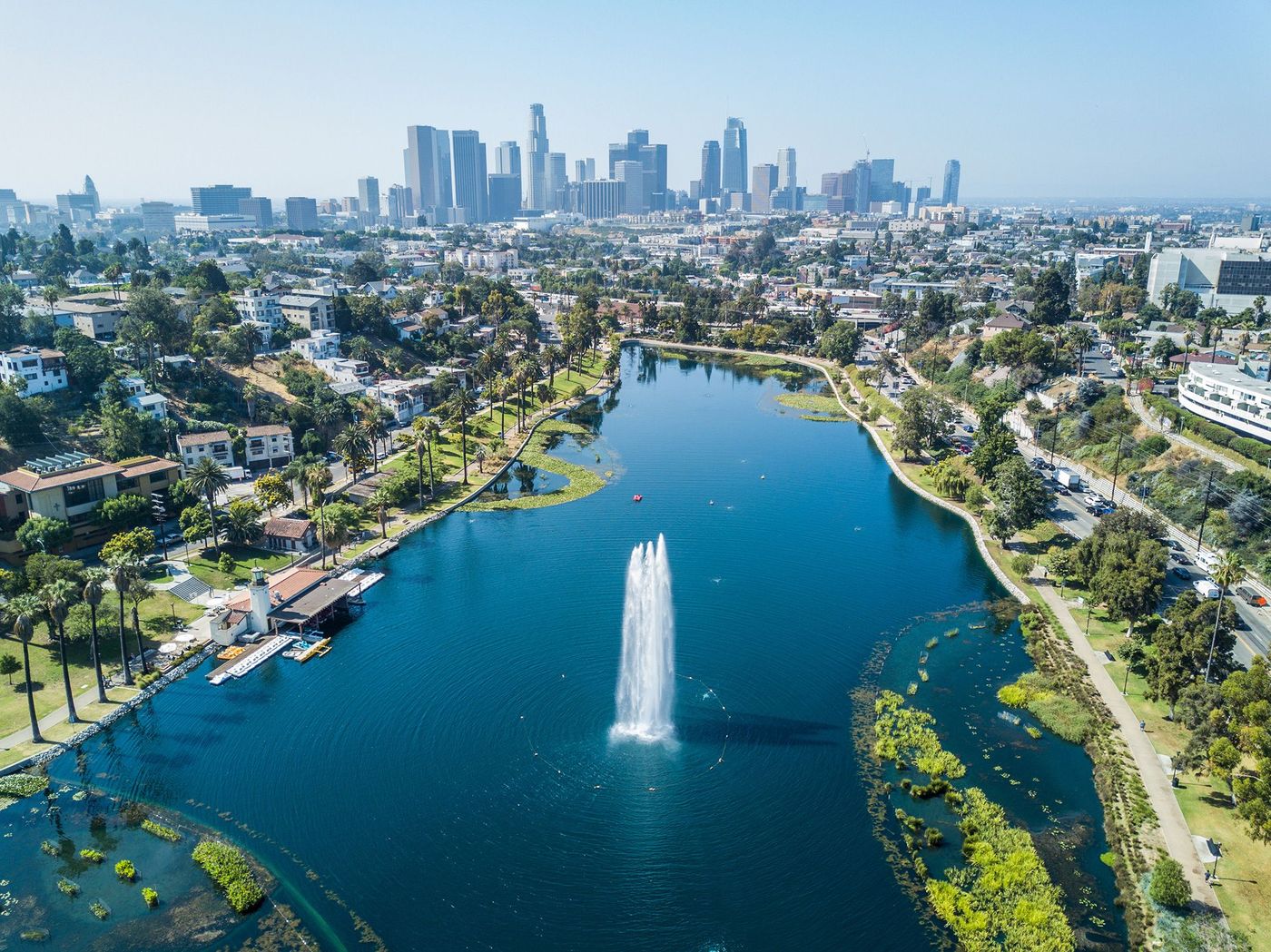 Los Angeles Echo Park Lake