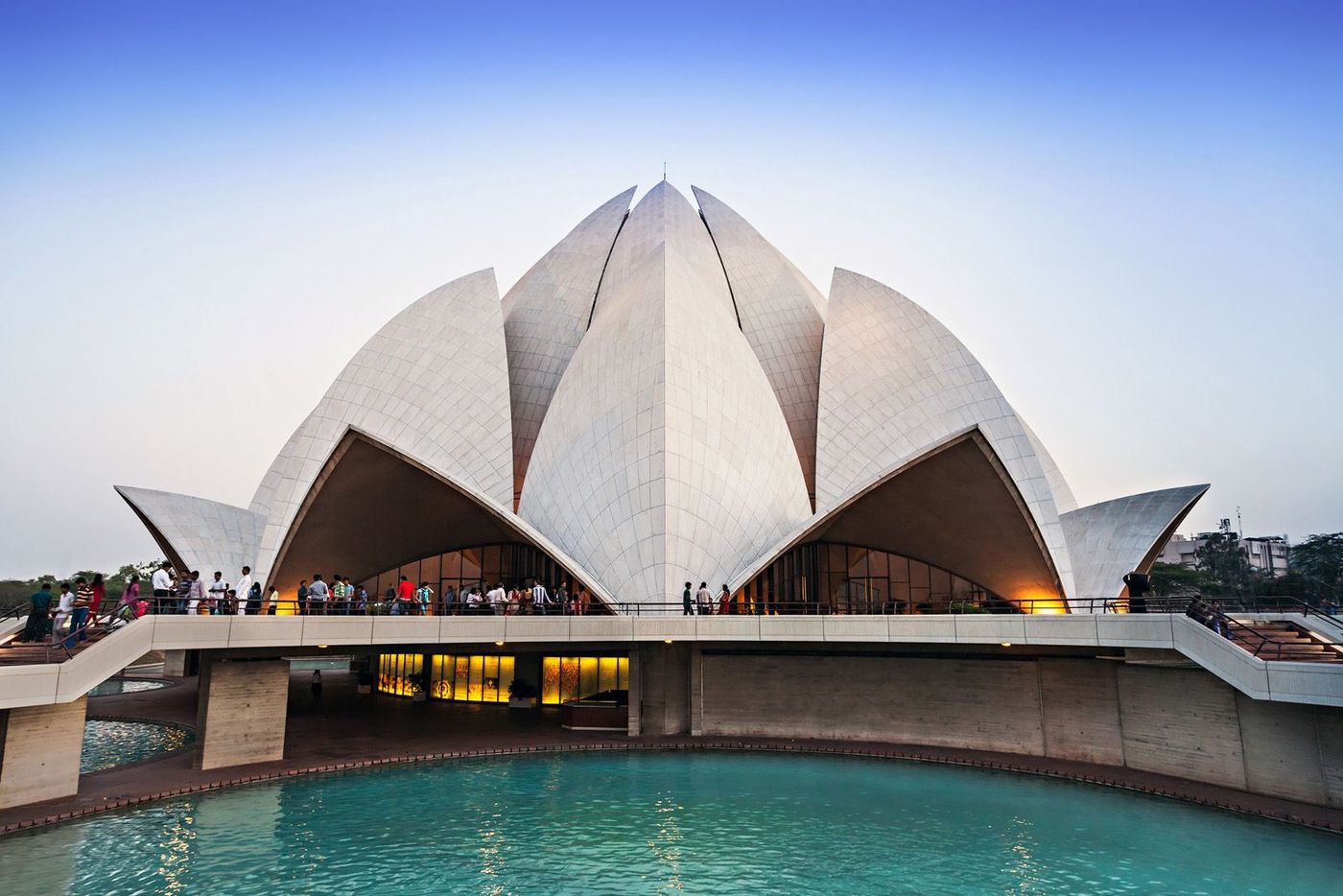Lotus Temple Inde Insolite