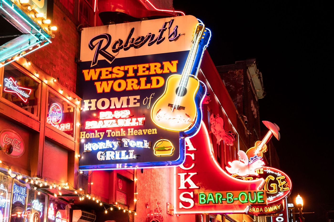 Lower Broadway - Robert's Western World - Nashville