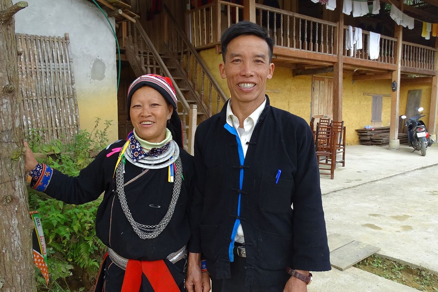 Vietnam Village de Nam Dan Ly Quoc Thang et sa femme