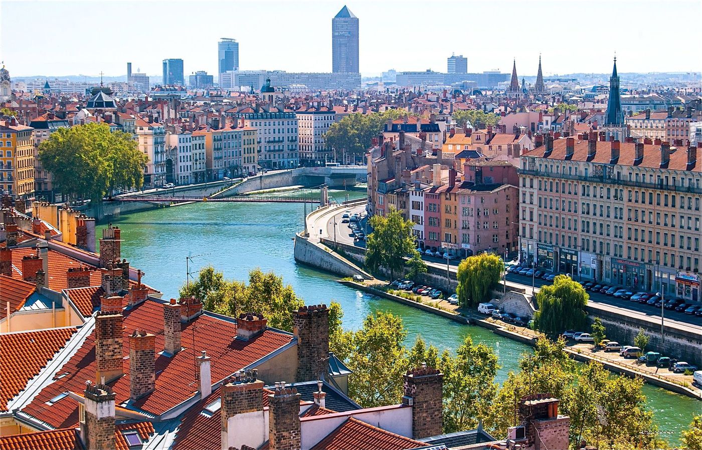Lyon Fleuve Ville