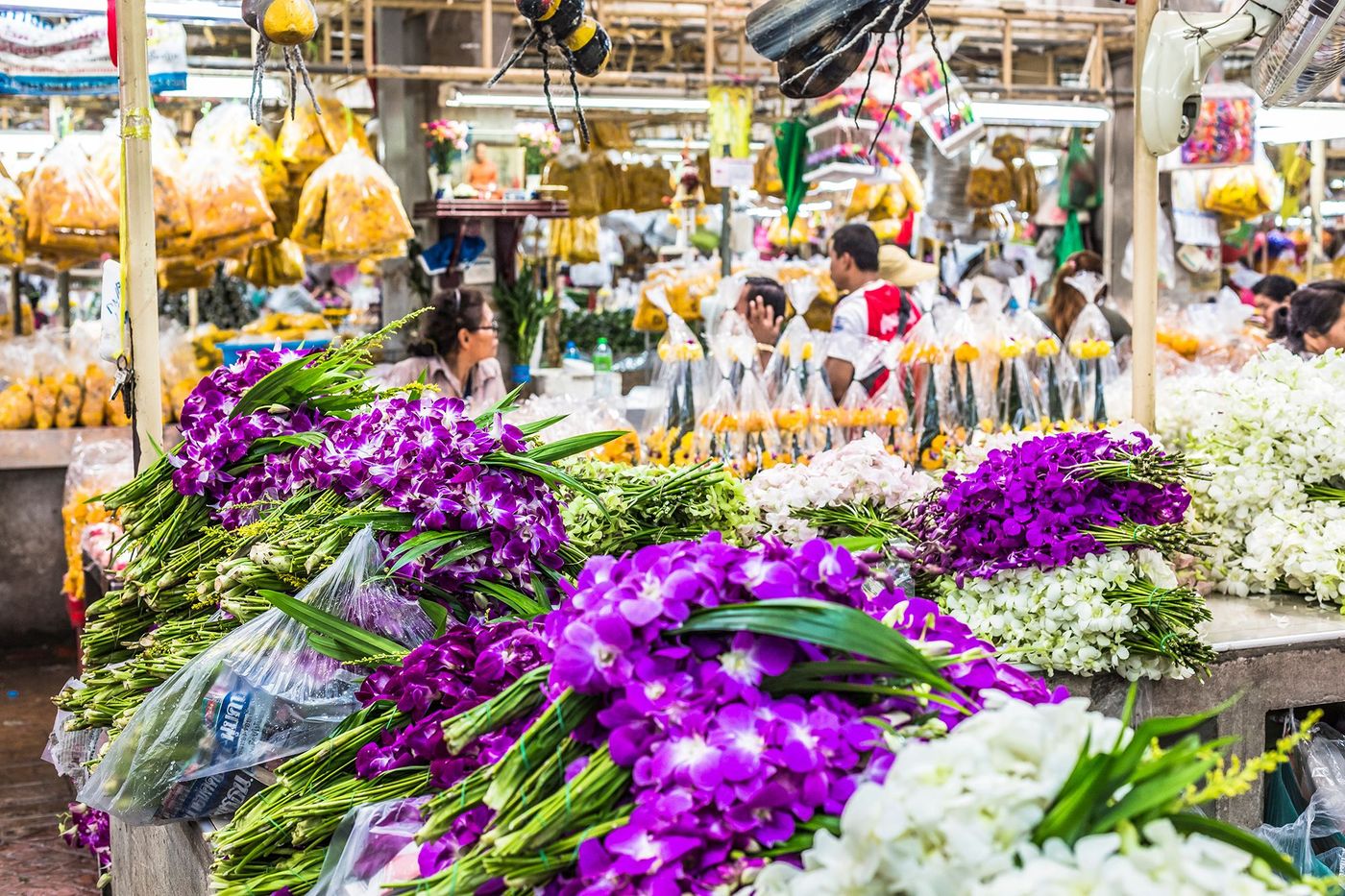 Maché aux fleurs