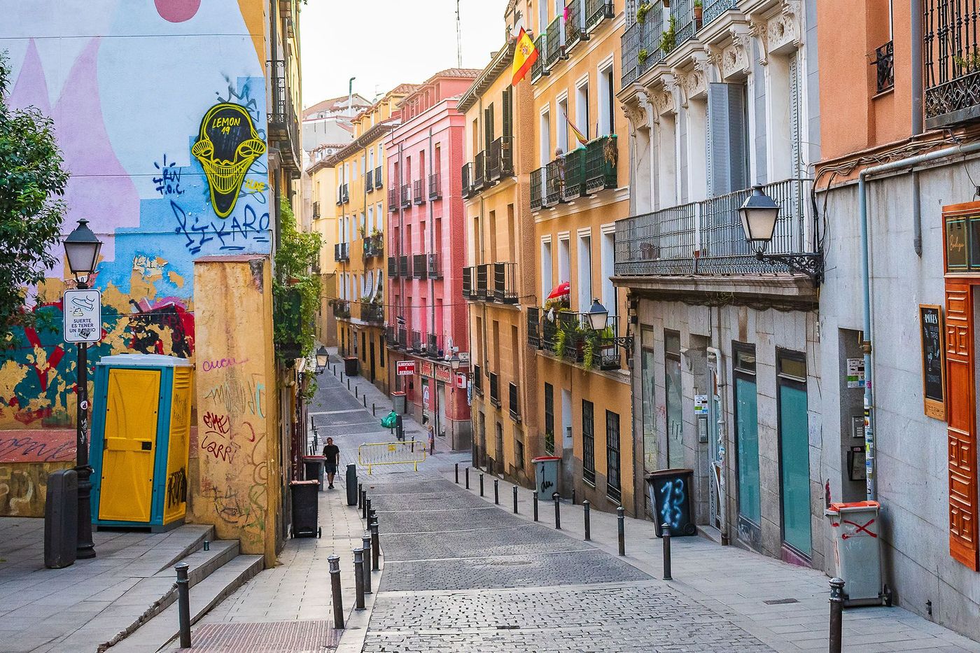 Rue du quartier de Lavapiés - Madrid (Espagne)