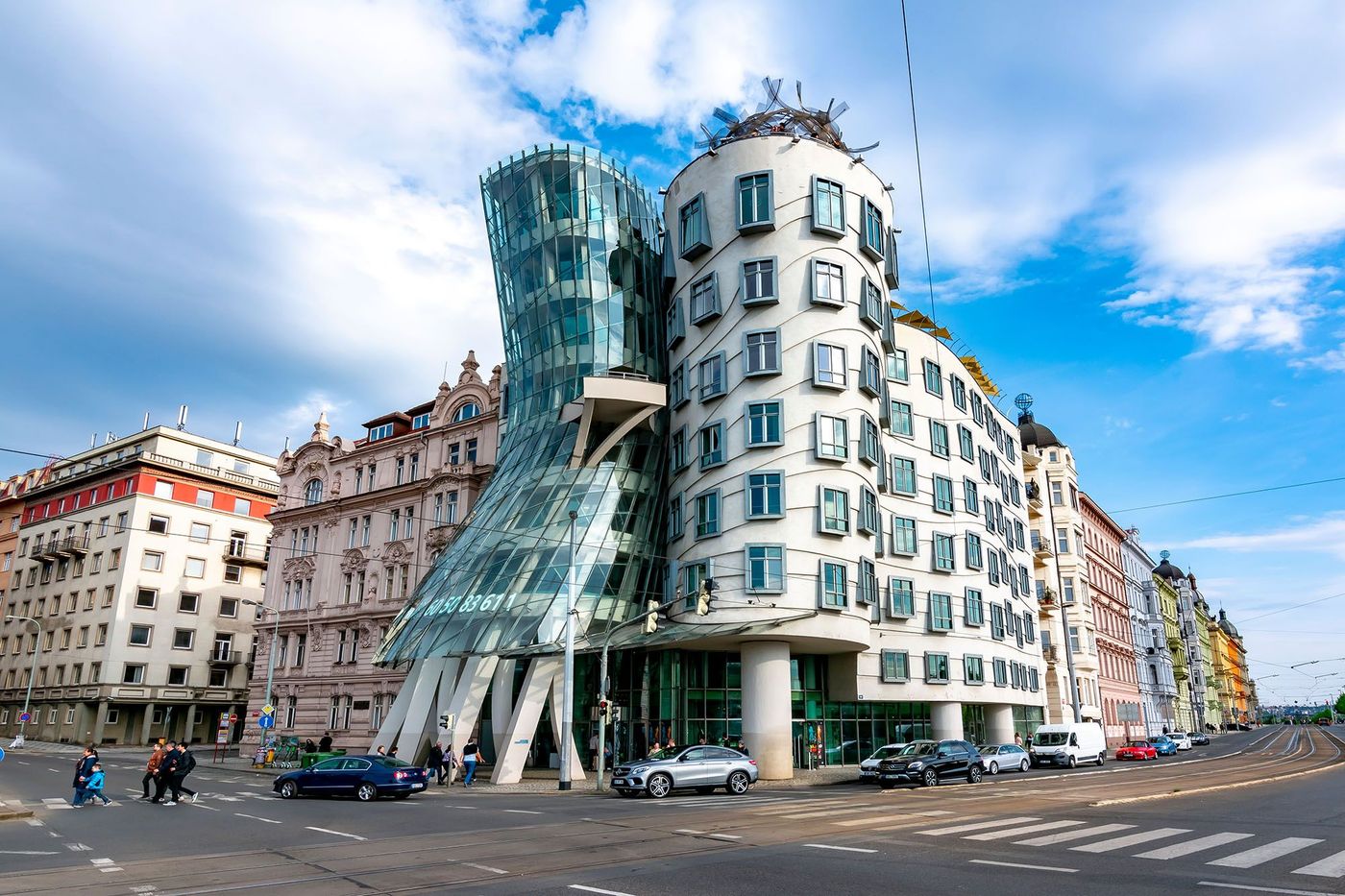Maison dansante à Prague - République tchèque