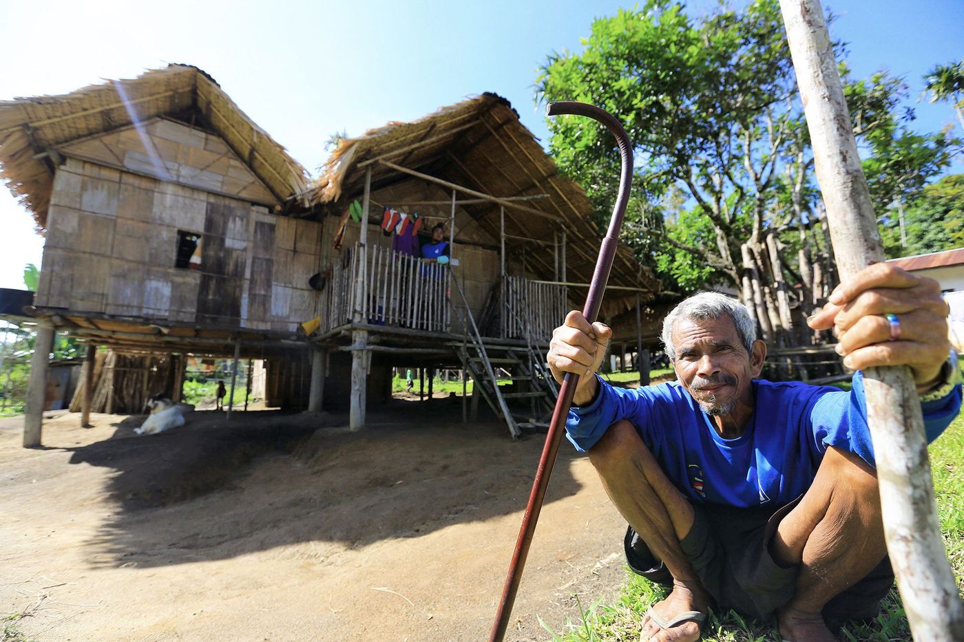 Malaisie Cameron Highlands Village du peuple orang asli