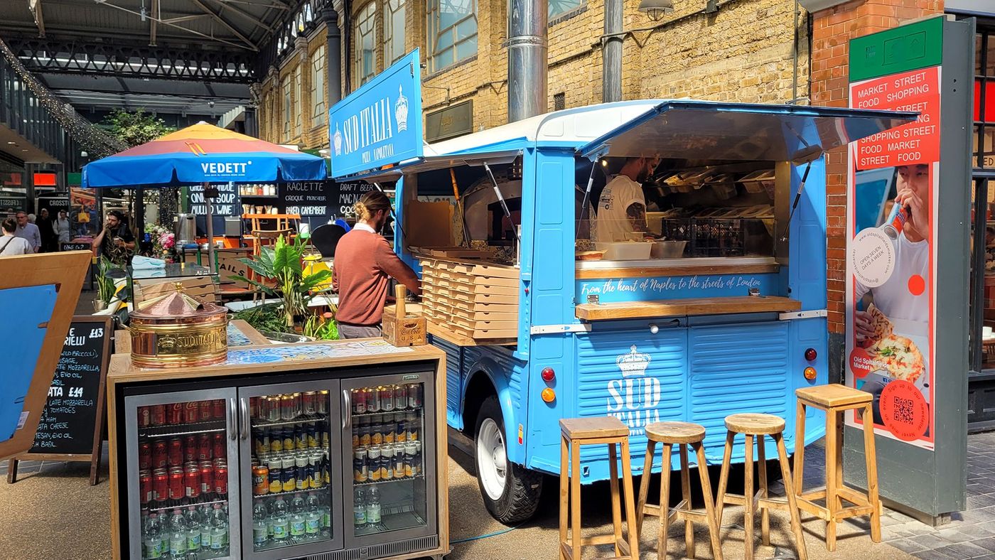 Marché de Spitalfields - food truck
